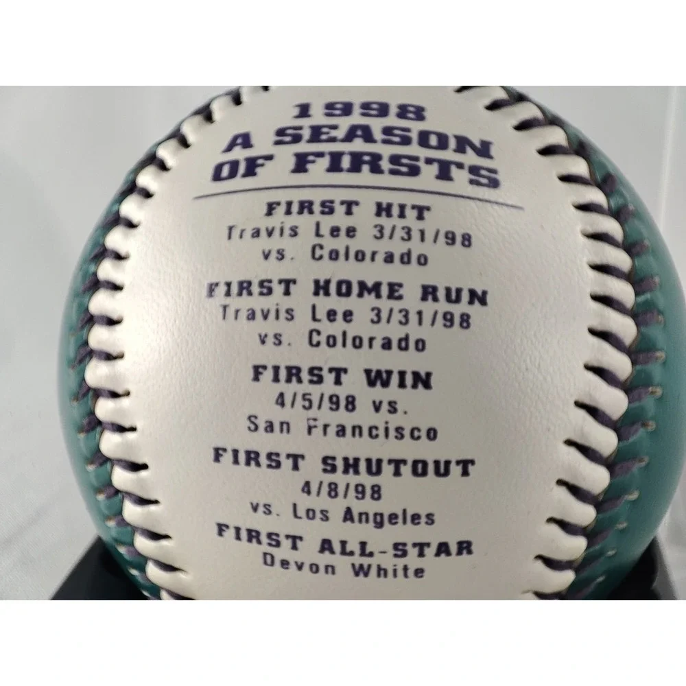 1998 Arizona Diamondbacks Inaugural‎ Season Commemorative Baseball Rawlings Case